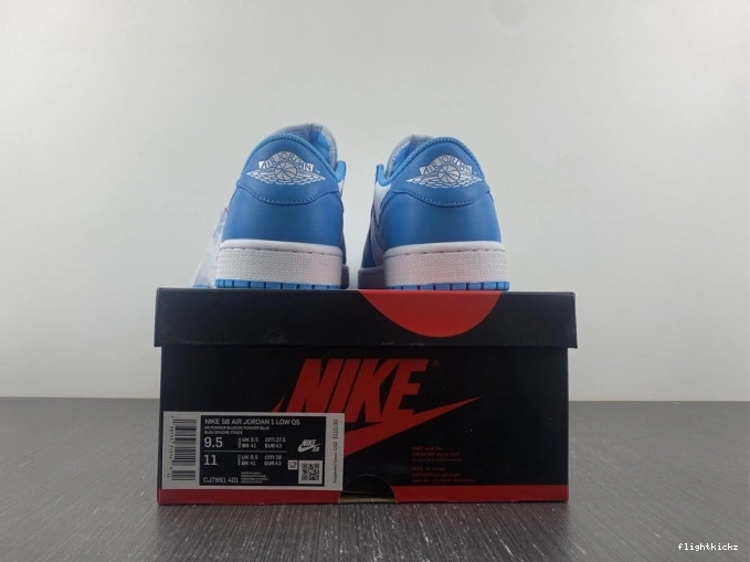 CJ7891-401 1 Air SB Nike x UNC Jordan Low 0717